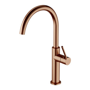 Omnires Sink Mixer Tap Tiverton TR50CPB, brushed copper
