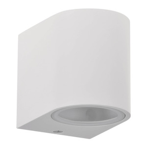 Outdoor Wall Lamp LED Goldlux Boston Oval 1 x GU10 IP44, white