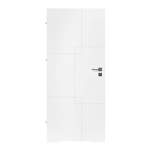 Internal Door Exmoor Piazze 70, undercut, left, white