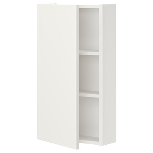 ENHET Wall cb w 2 shlvs/doors, white, 40x15x75 cm