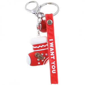 Christmas Keychain Key Ring Christmas Stocking