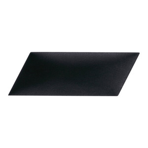 Upholstered Wall Panel Parallelogram Stegu Mollis 15x30cm R, black