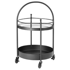 FRÖSJÖN Trolley, black, 55x35 cm