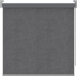 Block-out Roller Blind Velvet 57 x 180 cm, steel grey