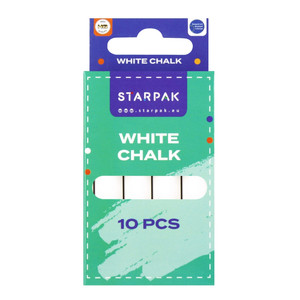 School Chalk 10pcs, white