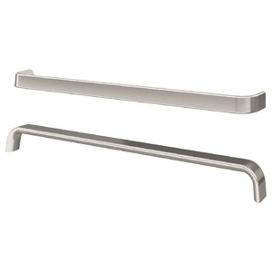 KALERUM Handle, stainless steel colour, 394 mm, 2 pack