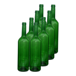 Set of Green Bottles Terdens 750ml, 8 pack
