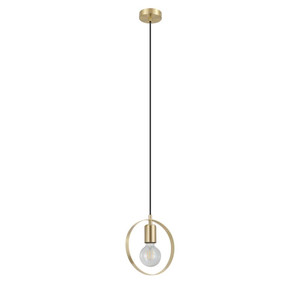 GoodHome Pendant Lamp Kaitains E27 20cm, gold