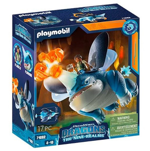 Playmobil Dragons Nine Realms: Plowhorn & D'Angelo 4+ 71082