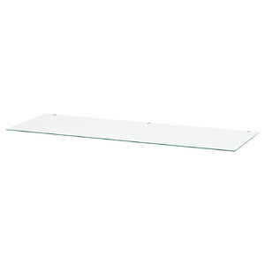 HEMNES Glass top, transparent, 108x50 cm