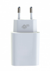 TB Universal Charger EU Plug 2x3A USB C + USB A, white