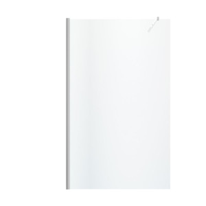 GoodHome Walk-in Shower Panel Beloya 120cm, chrome/transparent