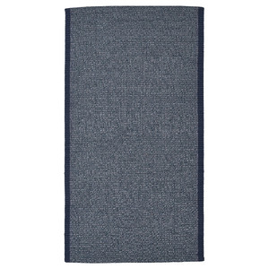 IDROTTSPLATS Rug, flatwoven, blue, 80x150 cm