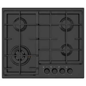 SKÅLAN Gas hob, IKEA 300 black, 59 cm