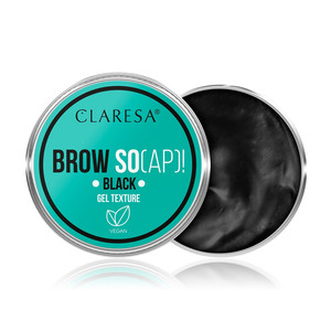 CLARESA Brow Soap SO(AP)! - black Vegan 30ml