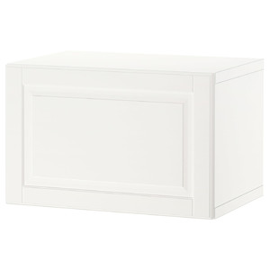 BESTÅ Shelf unit with door, white, Smeviken white, 60x42x38 cm