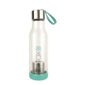 Bottle with Tea Infuser 500ml, turquoise