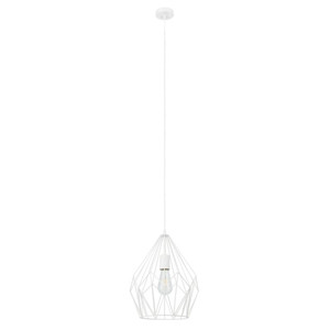 GoodHome Pendant Lamp Phobeto E27, white