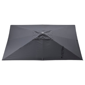 SEGLARÖ Parasol canopy, anthracite, 330x240 cm
