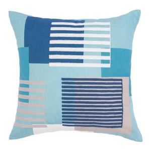 Cushion GoodHome Chirico 45 x 45 cm, blue