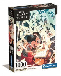 Clementoni Jigsaw Puzzle Compact Mickey Mouse Celebration 1000pcs 10+