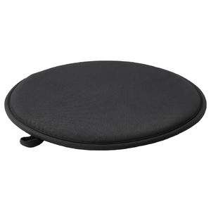 ÄNGSFRÄKEN Chair pad, black, 36 cm