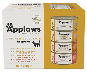 Applaws Natural Cat Food Multipack Chicken 12x70g