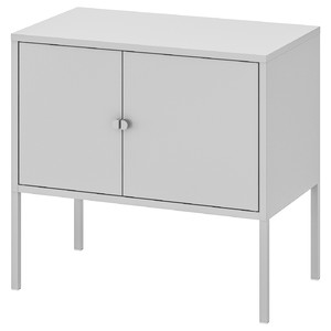 LIXHULT Cabinet, metal, grey, 60x35 cm