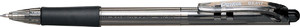 Pentel Retractable Ballpoint Pen BK417, black, 10pcs