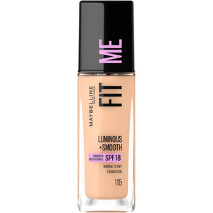 MAYBELLINE Fit Me! Luminous+Smooth Face Foundation 115 Ivory 30ml