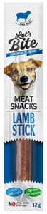 Let's Bite Meat Snacks for Dogs Lamb Stick 12g