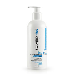 SOLVERX Face Cleansing Gel Make-up Remover Atopic Skin 200ml