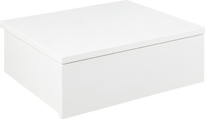 Wall-Mounted Nightstand Bedside Table Avignon, white