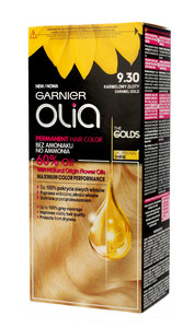 Garnier Olia Permanent Hair Color no. 9.30 Caramel Gold