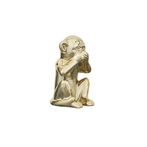 Decorative Figure Monkey Size S, gold