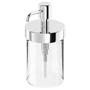 VOXNAN Soap dispenser, chrome effect, 350 ml