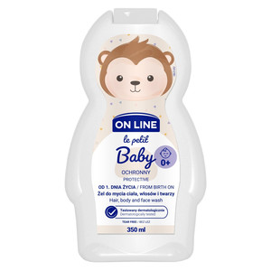 On Line Le Petit Baby Protective Hair, Body & Face Wash 0+ 350ml