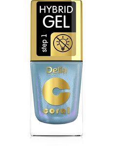 Delia Cosmetics Coral Hybrid Gel Nail Polish no. 111 11ml
