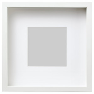 SANNAHED Frame, white, 25x25 cm