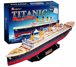 CubicFun 3D Puzzle Titanic 113pcs 3+