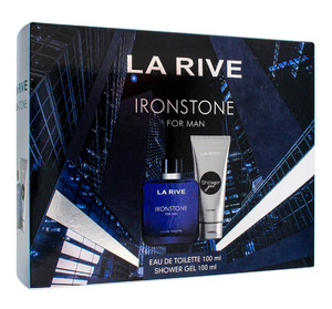 La Rive Gift Set for Men Ironstone - Eau de Parfum & Shower Gel