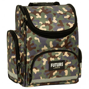 School Backpack Camo 28X36X15cm