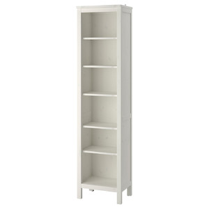 HEMNES Bookcase, white stain, 49x197 cm