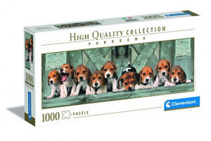 Clementoni Jigsaw Puzzle Panorama High Quality Beagles 1000pcs 10+