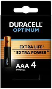 Duracell Battery Optimum AAA LR3 4pcs