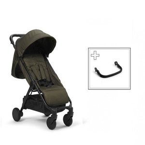 Elodie Details Stroller MONDO + Bumper Bar, rebel green, up to 22kg