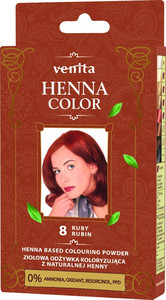 VENITA Henna Color Coloring Powder Conditioner - 8 Ruby