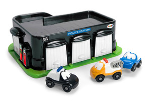 Dantoy Bio Toys Police Garage Fun Cars 12m+