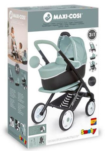 Smoby Doll Pram/Pushchair Maxi Cosi Quinny 3in1, green, 3+