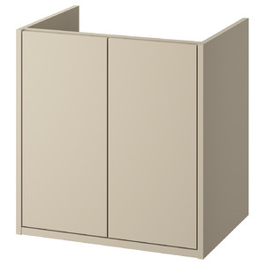 HAVBÄCK Wash-stand with doors, beige, 60x48x63 cm